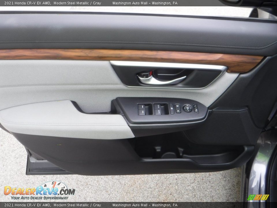 2021 Honda CR-V EX AWD Modern Steel Metallic / Gray Photo #13