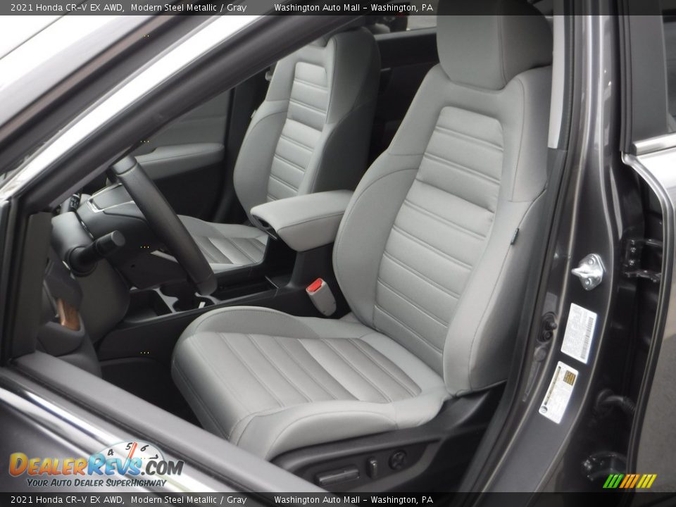 2021 Honda CR-V EX AWD Modern Steel Metallic / Gray Photo #16