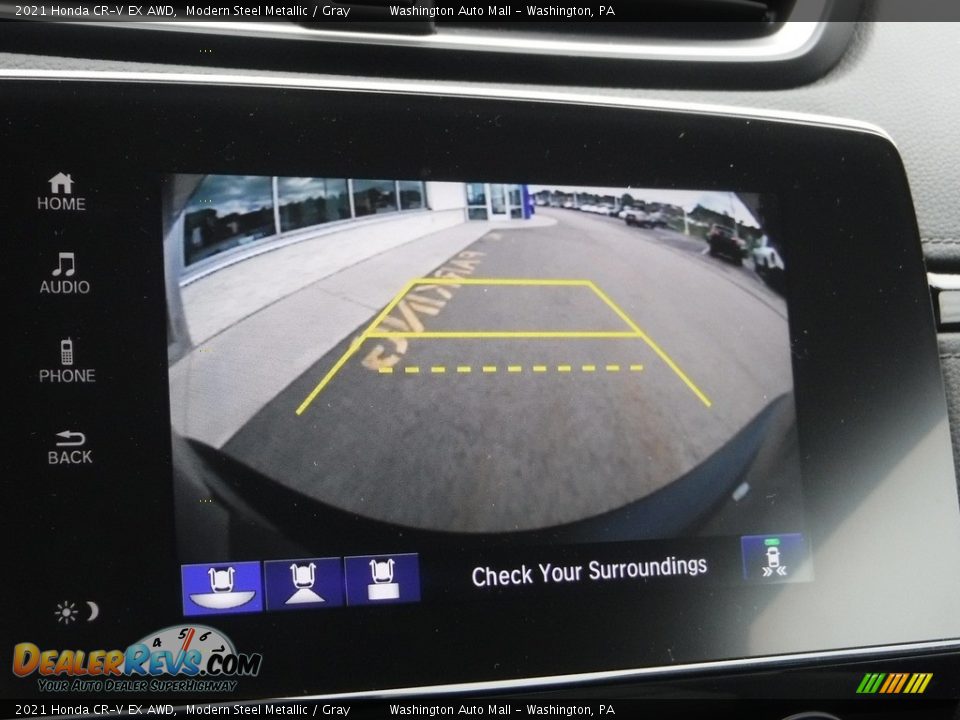 2021 Honda CR-V EX AWD Modern Steel Metallic / Gray Photo #18