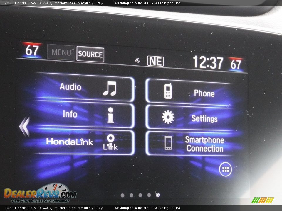 2021 Honda CR-V EX AWD Modern Steel Metallic / Gray Photo #22