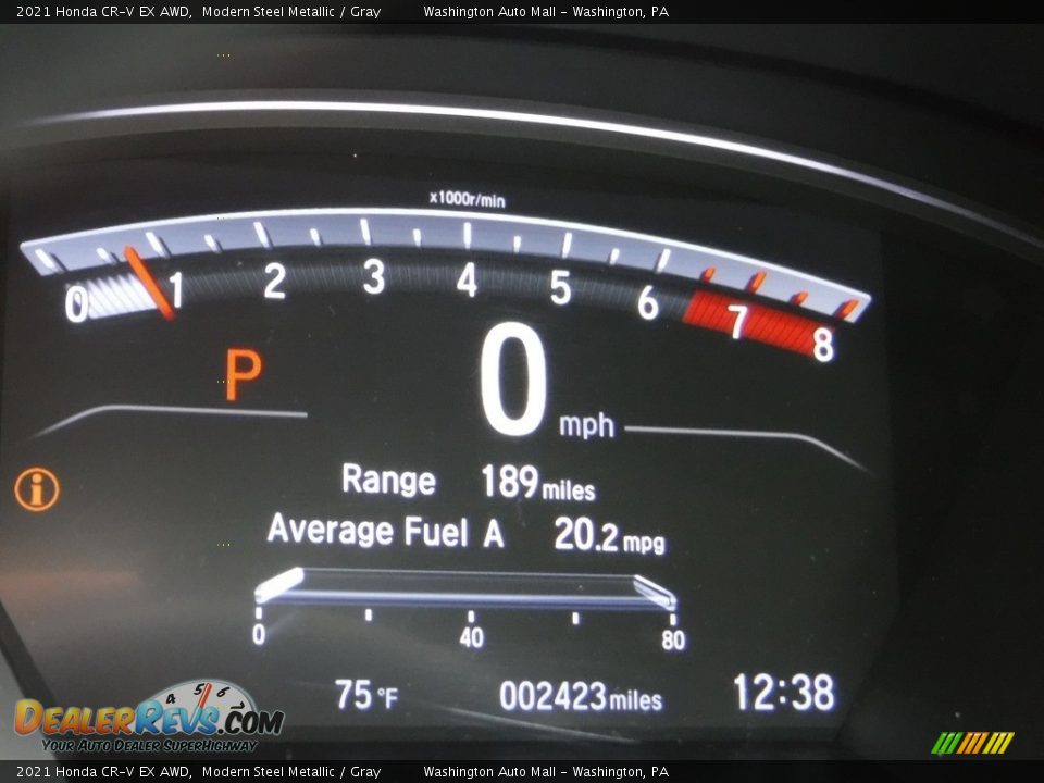 2021 Honda CR-V EX AWD Modern Steel Metallic / Gray Photo #32