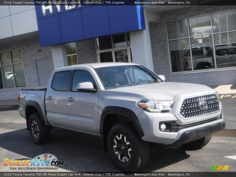 2019 Toyota Tacoma TRD Off-Road Double Cab 4x4 Cement Gray / TRD Graphite Photo #1