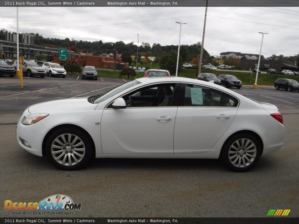 2011 Buick Regal CXL Summit White / Cashmere Photo #7