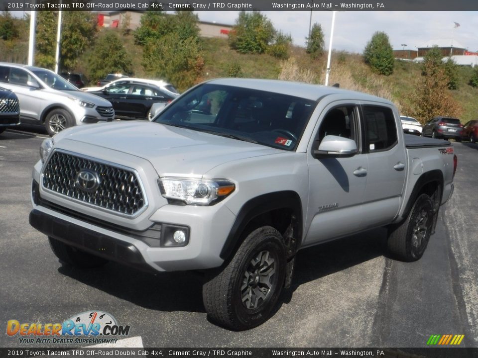2019 Toyota Tacoma TRD Off-Road Double Cab 4x4 Cement Gray / TRD Graphite Photo #6