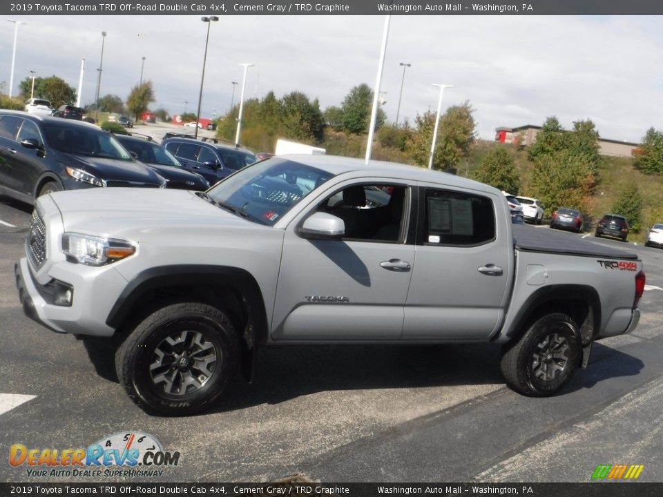 2019 Toyota Tacoma TRD Off-Road Double Cab 4x4 Cement Gray / TRD Graphite Photo #7