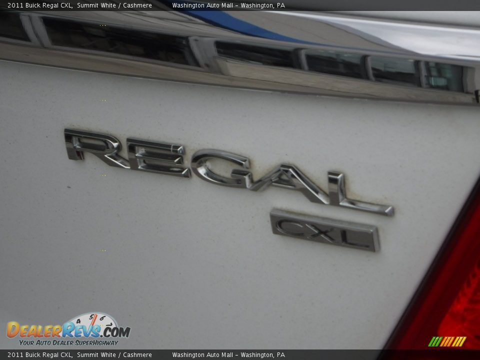 2011 Buick Regal CXL Summit White / Cashmere Photo #11