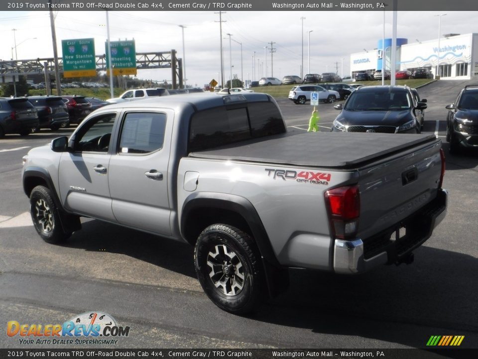 2019 Toyota Tacoma TRD Off-Road Double Cab 4x4 Cement Gray / TRD Graphite Photo #8