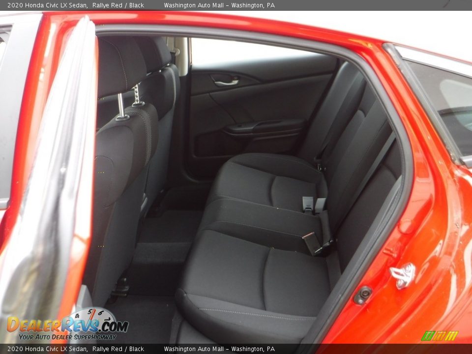 2020 Honda Civic LX Sedan Rallye Red / Black Photo #24