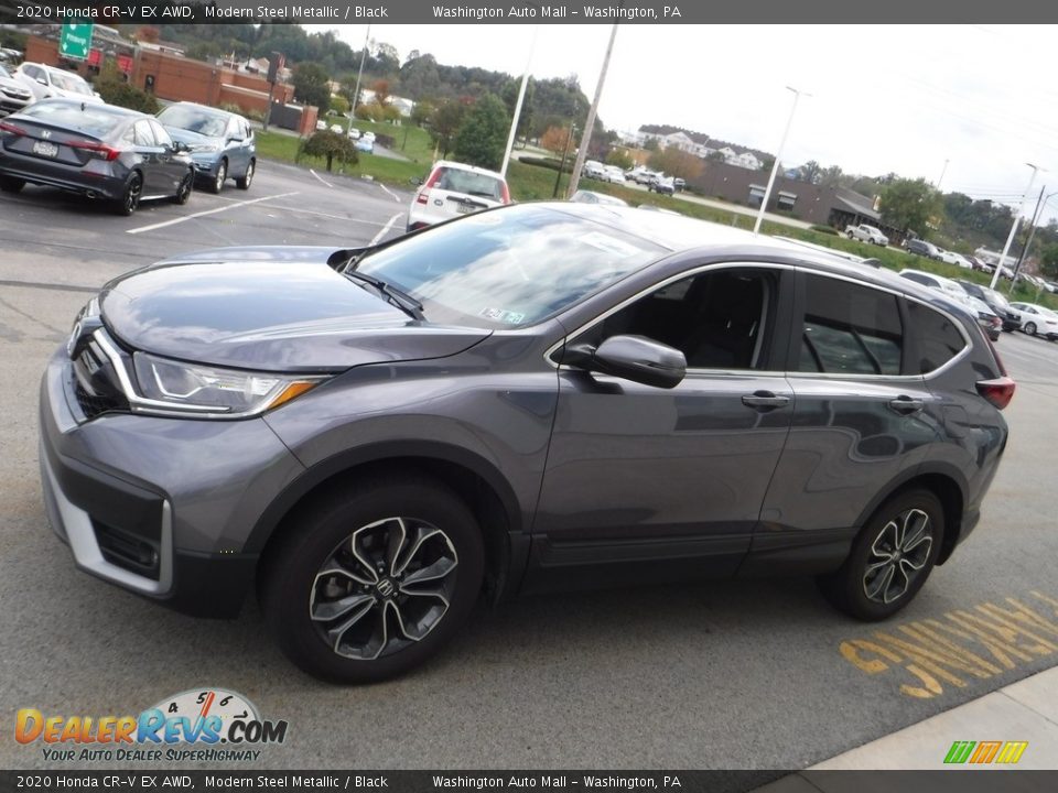 2020 Honda CR-V EX AWD Modern Steel Metallic / Black Photo #7