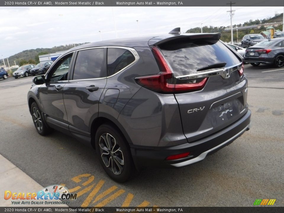 2020 Honda CR-V EX AWD Modern Steel Metallic / Black Photo #8