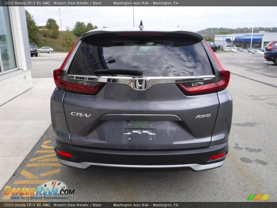 2020 Honda CR-V EX AWD Modern Steel Metallic / Black Photo #9