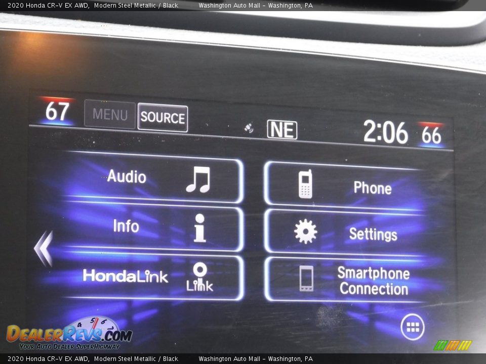 2020 Honda CR-V EX AWD Modern Steel Metallic / Black Photo #21