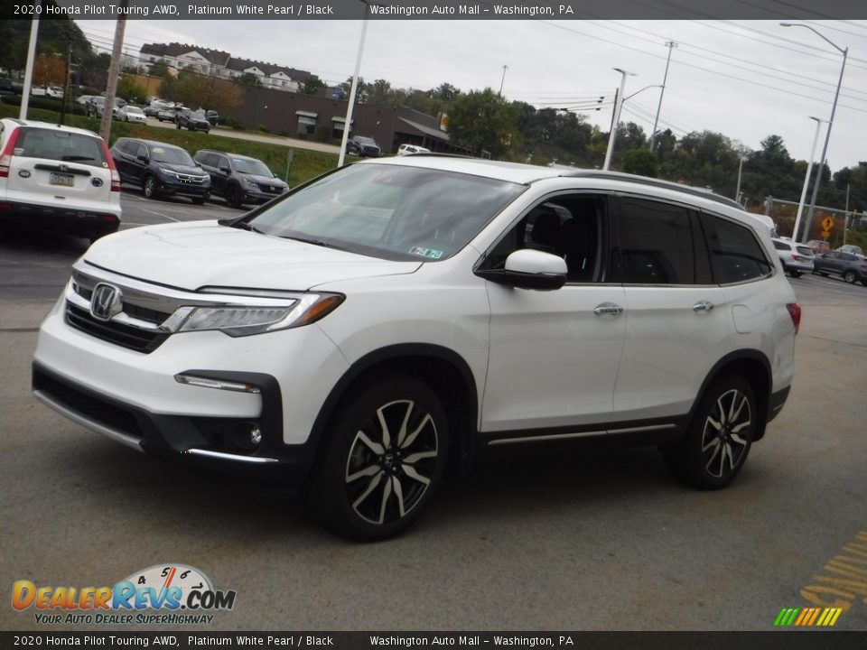 2020 Honda Pilot Touring AWD Platinum White Pearl / Black Photo #5