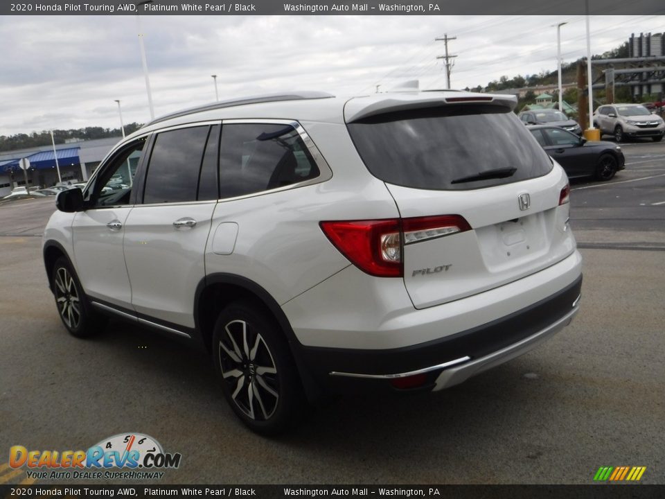 2020 Honda Pilot Touring AWD Platinum White Pearl / Black Photo #7