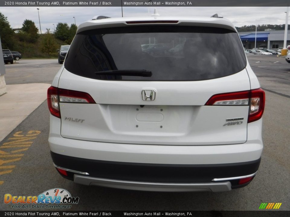 2020 Honda Pilot Touring AWD Platinum White Pearl / Black Photo #8