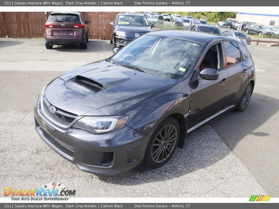2011 Subaru Impreza WRX Wagon Dark Gray Metallic / Carbon Black Photo #1
