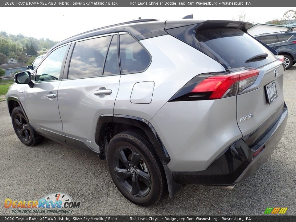 2020 Toyota RAV4 XSE AWD Hybrid Silver Sky Metallic / Black Photo #2