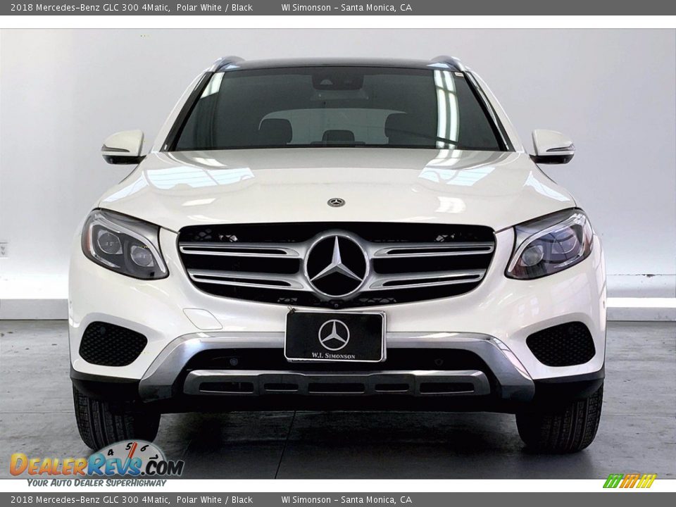 2018 Mercedes-Benz GLC 300 4Matic Polar White / Black Photo #2