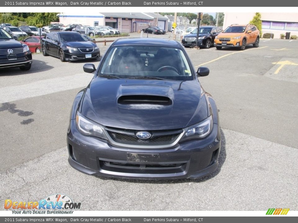 2011 Subaru Impreza WRX Wagon Dark Gray Metallic / Carbon Black Photo #2