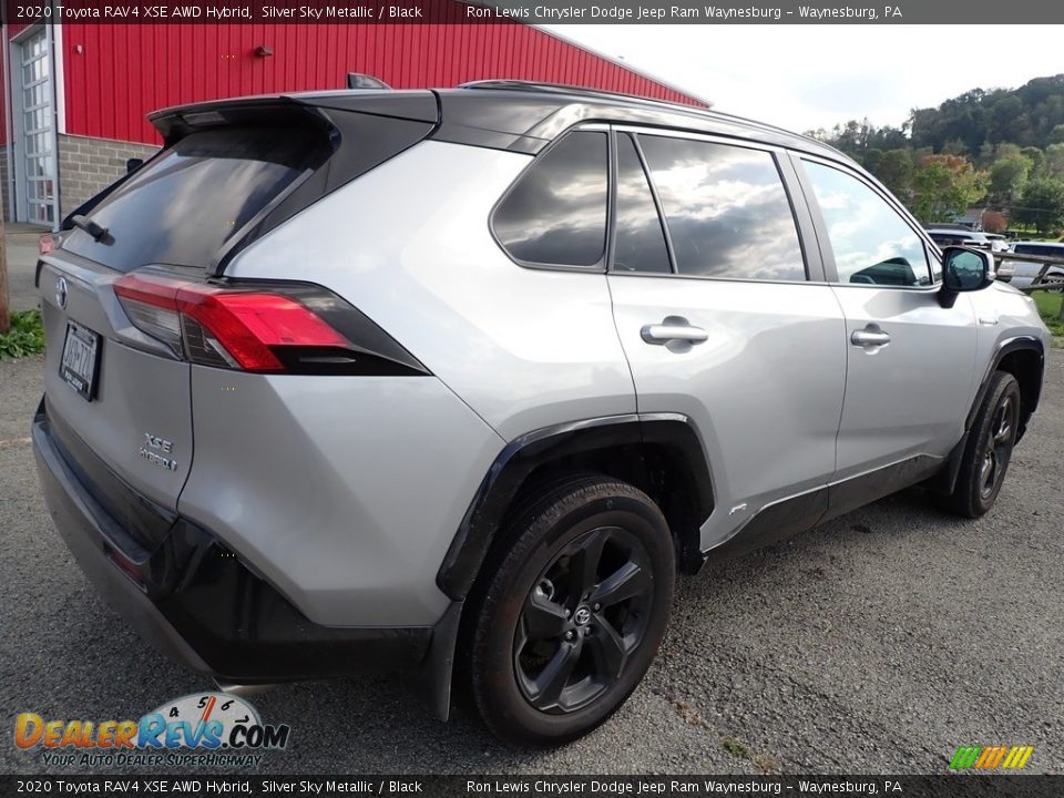 2020 Toyota RAV4 XSE AWD Hybrid Silver Sky Metallic / Black Photo #3