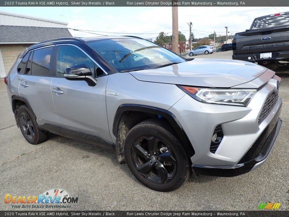 Silver Sky Metallic 2020 Toyota RAV4 XSE AWD Hybrid Photo #4