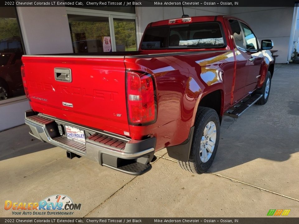 2022 Chevrolet Colorado LT Extended Cab Cherry Red Tintcoat / Jet Black Photo #4