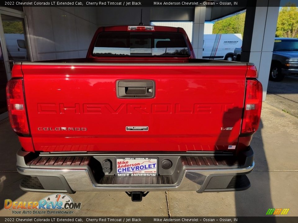 2022 Chevrolet Colorado LT Extended Cab Cherry Red Tintcoat / Jet Black Photo #5