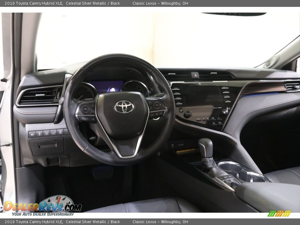 2019 Toyota Camry Hybrid XLE Celestial Silver Metallic / Black Photo #6