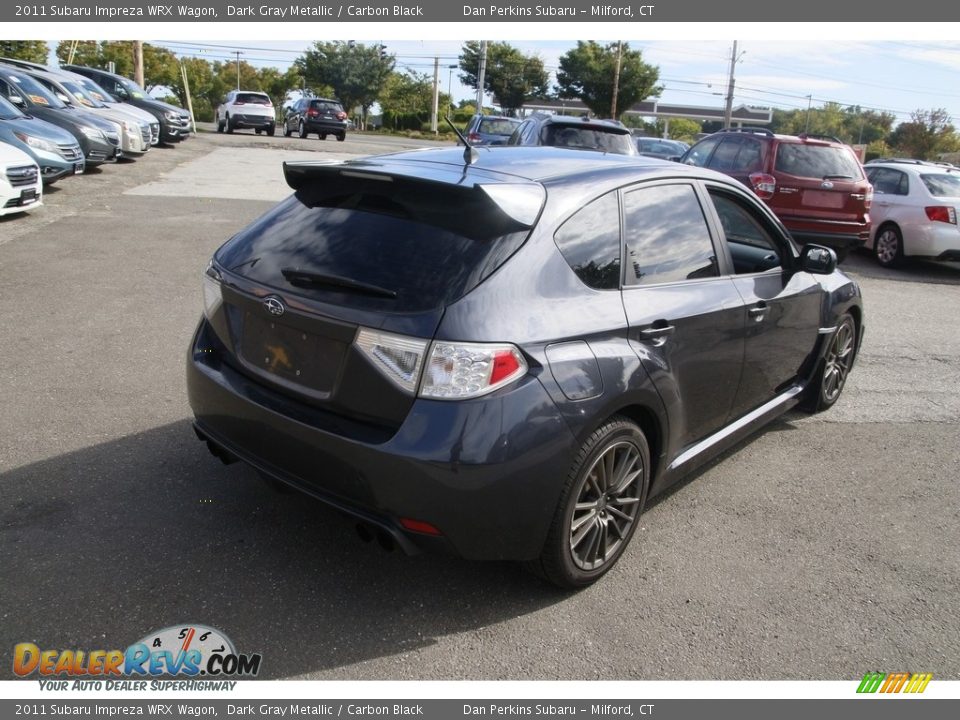 2011 Subaru Impreza WRX Wagon Dark Gray Metallic / Carbon Black Photo #5