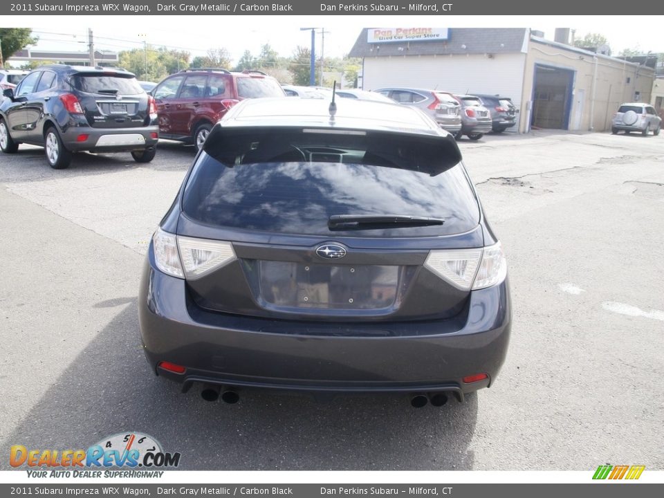 2011 Subaru Impreza WRX Wagon Dark Gray Metallic / Carbon Black Photo #6