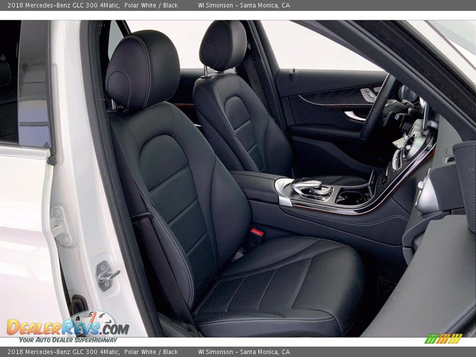 2018 Mercedes-Benz GLC 300 4Matic Polar White / Black Photo #6
