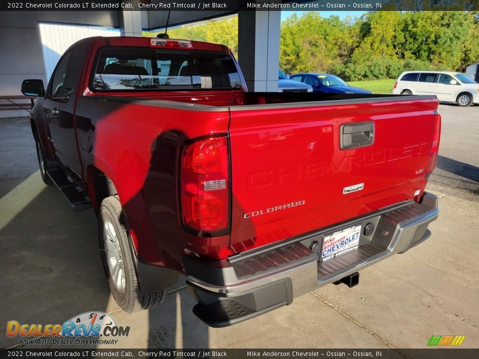 2022 Chevrolet Colorado LT Extended Cab Cherry Red Tintcoat / Jet Black Photo #7