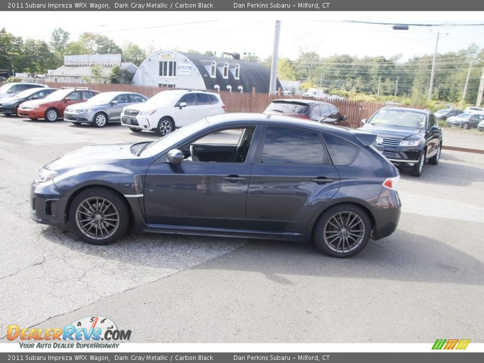 2011 Subaru Impreza WRX Wagon Dark Gray Metallic / Carbon Black Photo #8
