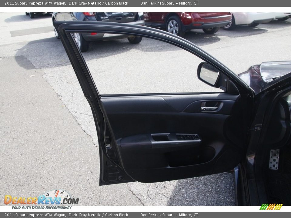 2011 Subaru Impreza WRX Wagon Dark Gray Metallic / Carbon Black Photo #9