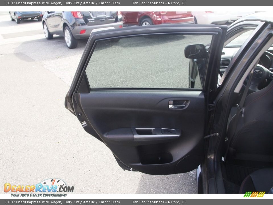 2011 Subaru Impreza WRX Wagon Dark Gray Metallic / Carbon Black Photo #11