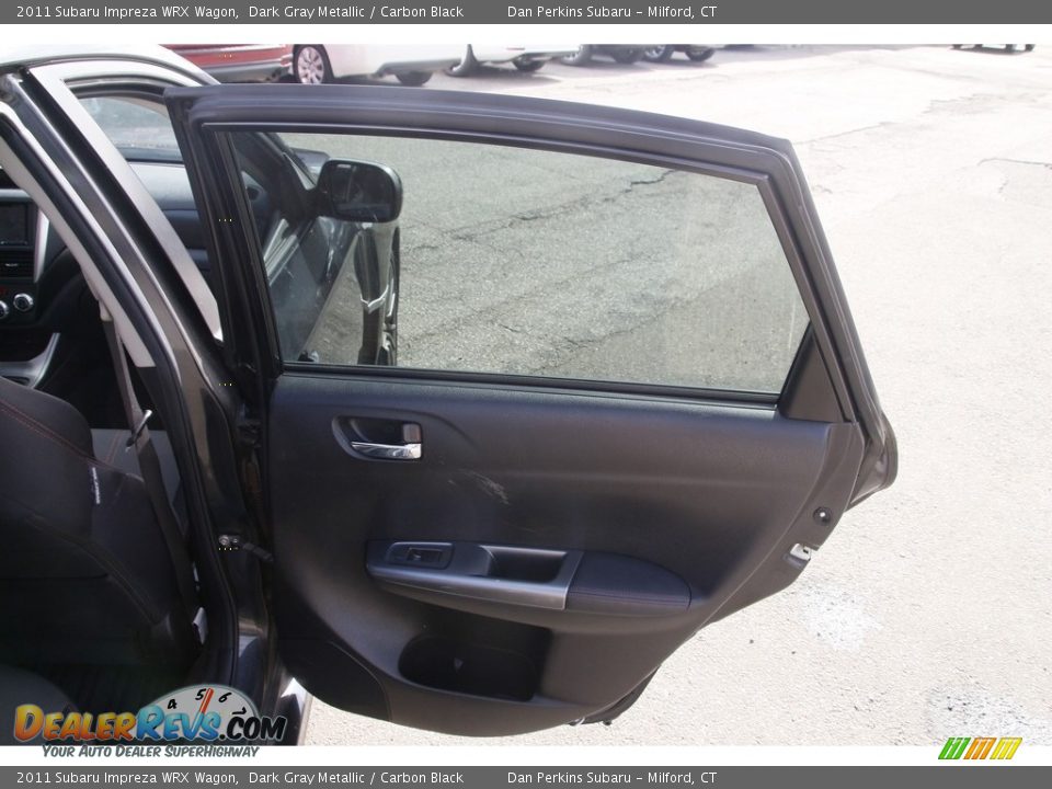 2011 Subaru Impreza WRX Wagon Dark Gray Metallic / Carbon Black Photo #14