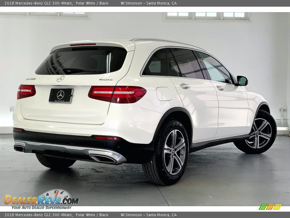 2018 Mercedes-Benz GLC 300 4Matic Polar White / Black Photo #13