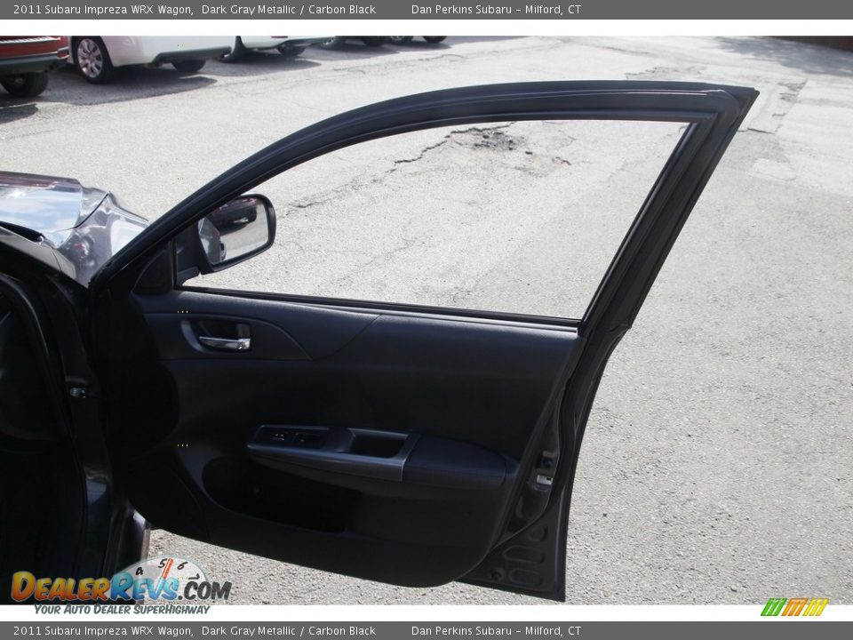 2011 Subaru Impreza WRX Wagon Dark Gray Metallic / Carbon Black Photo #16