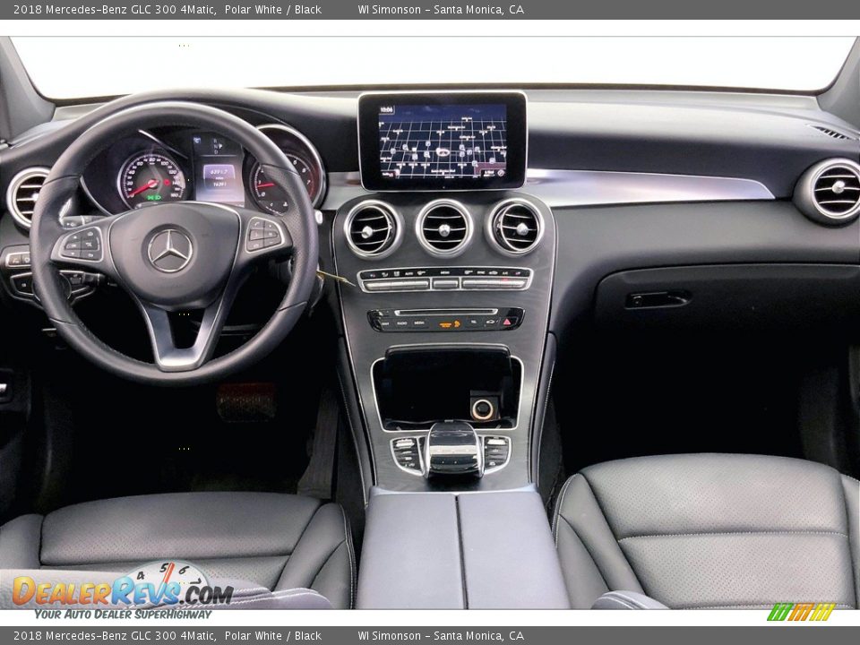 2018 Mercedes-Benz GLC 300 4Matic Polar White / Black Photo #15