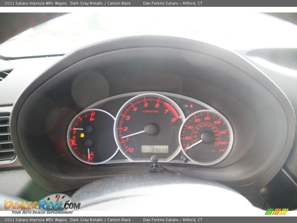 2011 Subaru Impreza WRX Wagon Dark Gray Metallic / Carbon Black Photo #17