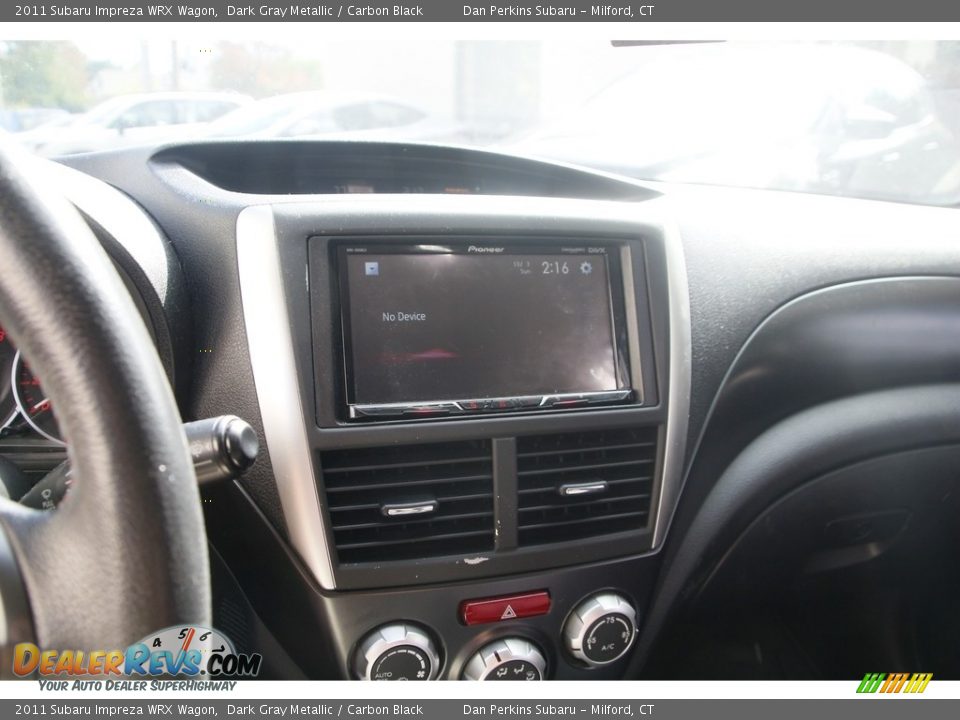 2011 Subaru Impreza WRX Wagon Dark Gray Metallic / Carbon Black Photo #18