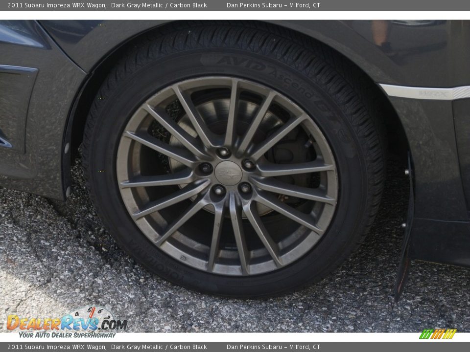 2011 Subaru Impreza WRX Wagon Dark Gray Metallic / Carbon Black Photo #21