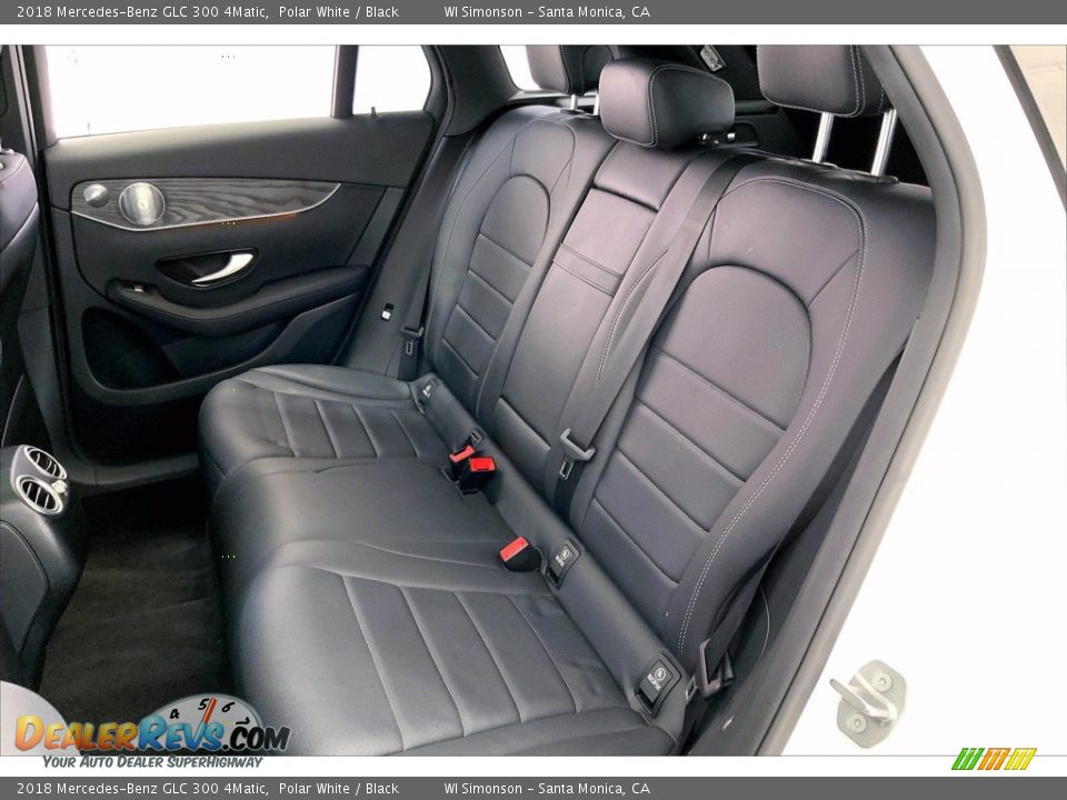 2018 Mercedes-Benz GLC 300 4Matic Polar White / Black Photo #20