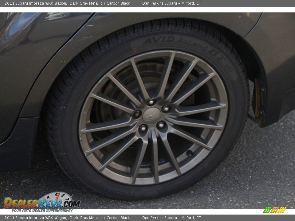 2011 Subaru Impreza WRX Wagon Dark Gray Metallic / Carbon Black Photo #23