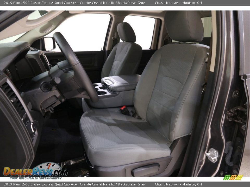 2019 Ram 1500 Classic Express Quad Cab 4x4 Granite Crystal Metallic / Black/Diesel Gray Photo #5