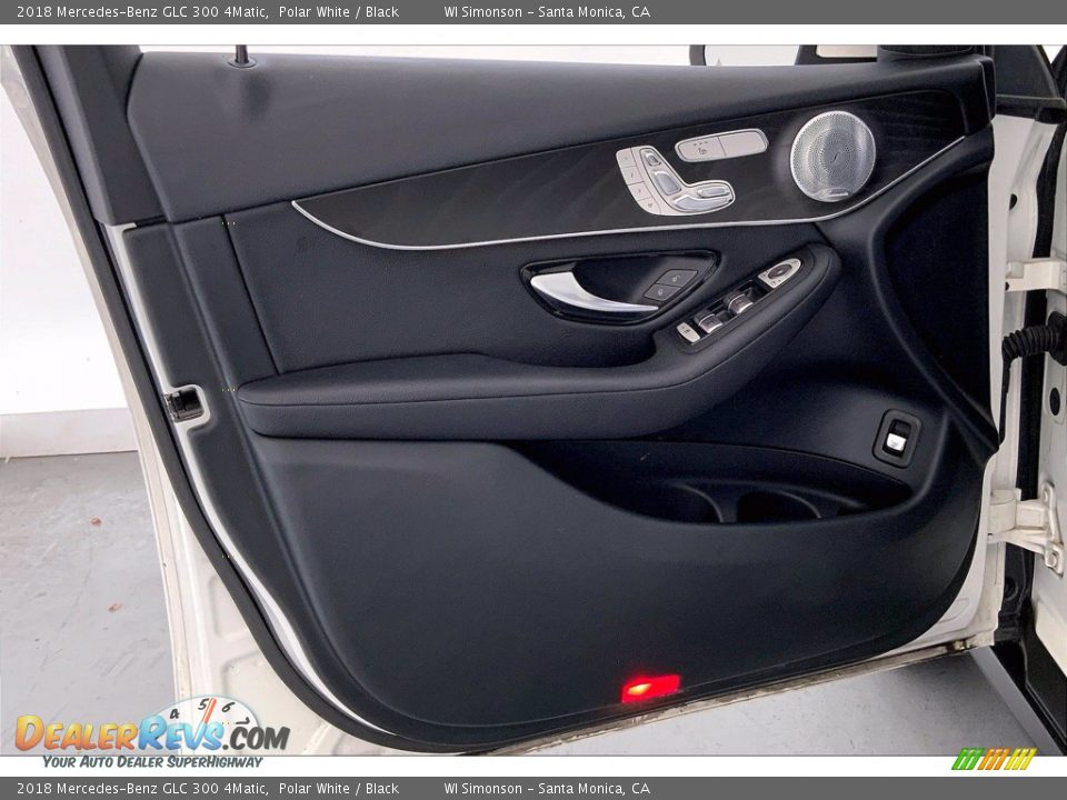 2018 Mercedes-Benz GLC 300 4Matic Polar White / Black Photo #26