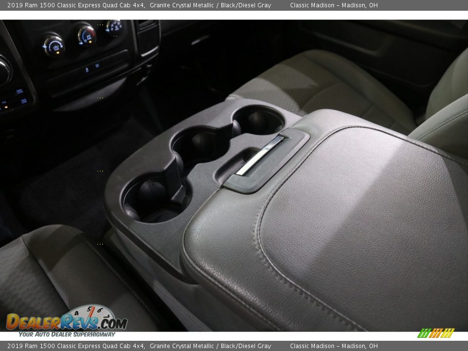 2019 Ram 1500 Classic Express Quad Cab 4x4 Granite Crystal Metallic / Black/Diesel Gray Photo #12