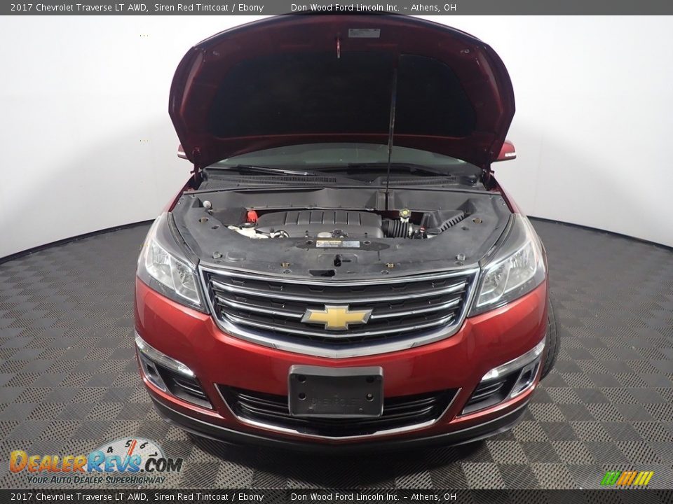 2017 Chevrolet Traverse LT AWD Siren Red Tintcoat / Ebony Photo #7