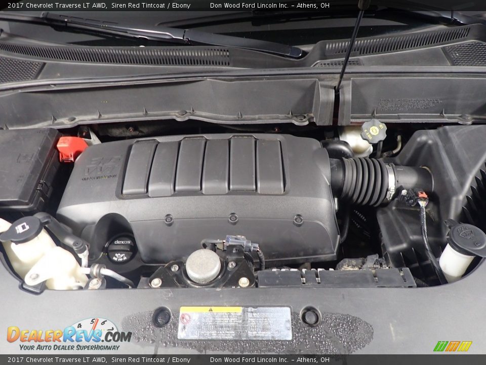 2017 Chevrolet Traverse LT AWD Siren Red Tintcoat / Ebony Photo #8