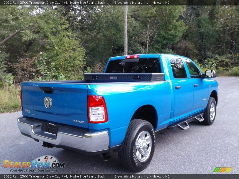 2021 Ram 2500 Tradesman Crew Cab 4x4 Hydro Blue Pearl / Black Photo #7